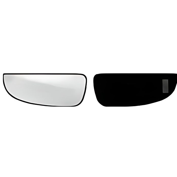 Miroir Glace rétroviseur extérieur gauche CITROËN JUMPER II phase 1, 2006-2014, verre inférieur.