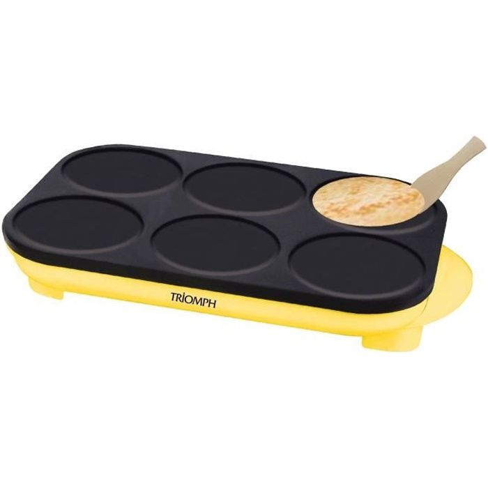 TRIOMPH ETF1613 Crêpière électrique - Jaune