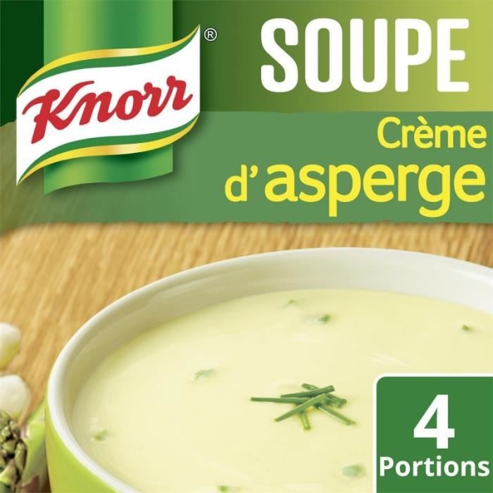 KNORR - Crème D'Asperge 70G - Lot De 4