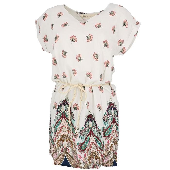 Robe Neeta robe blanc - Culture sud