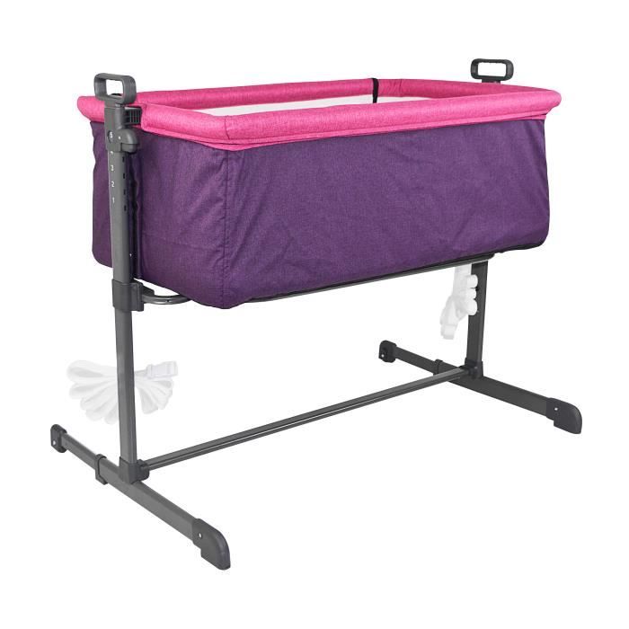 NANIA Lit Cododo rose reglable 5 hauteurs possible