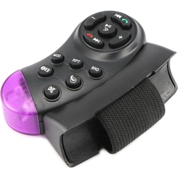 Bouton de Commande Universel Multifonction pour autoradio MP5 pour Volant de Voiture Télécommande sans Fil