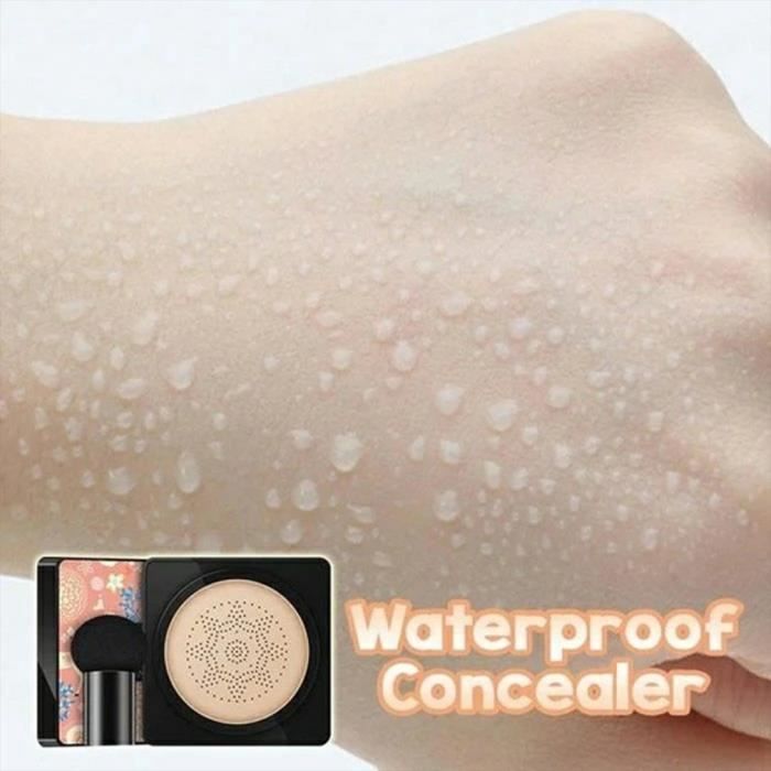 Populaire CC Cream Foundation Coussin de champignon Crème de beauté Fond de teint correcteur naturel Crème BB liquide, couleur