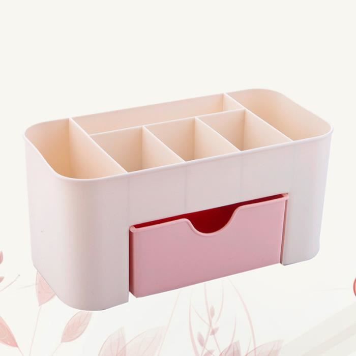 1pc Boîte De Rangement Cosmétiques Bureau En Multifonctionnel Cosmétique pour COFFRET DE MAQUILLAGE