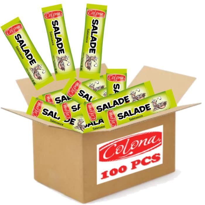 100 sticks de sauce salade 10 ml - Colona