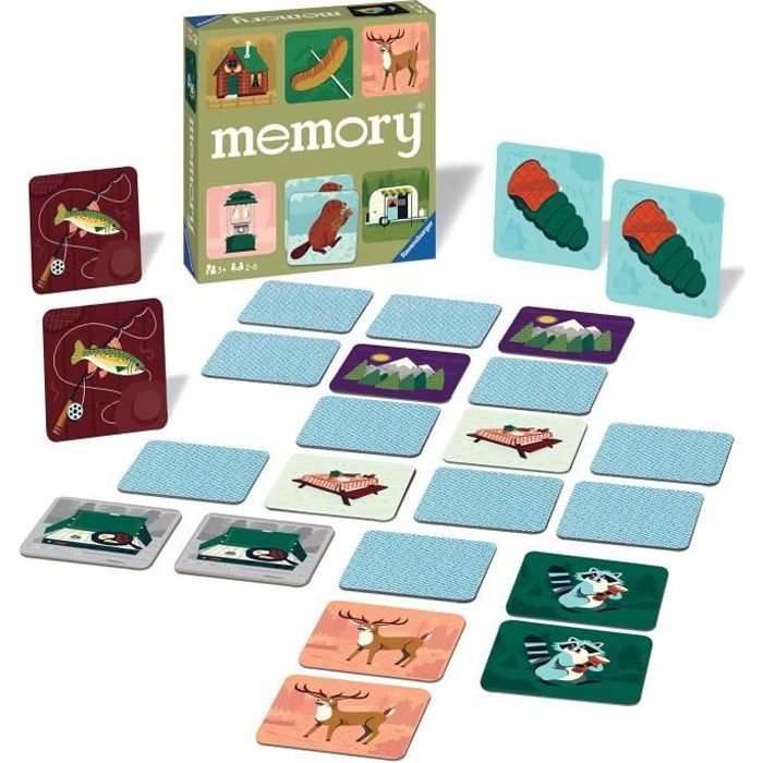 RAVENSBURGER - Grand memory® Les grands espaces