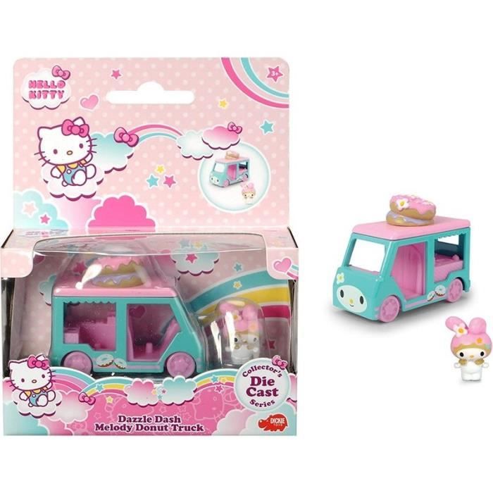 Dickie Toys Hello Kitty Dazzle Dash Melody Donut Voiture Amovible