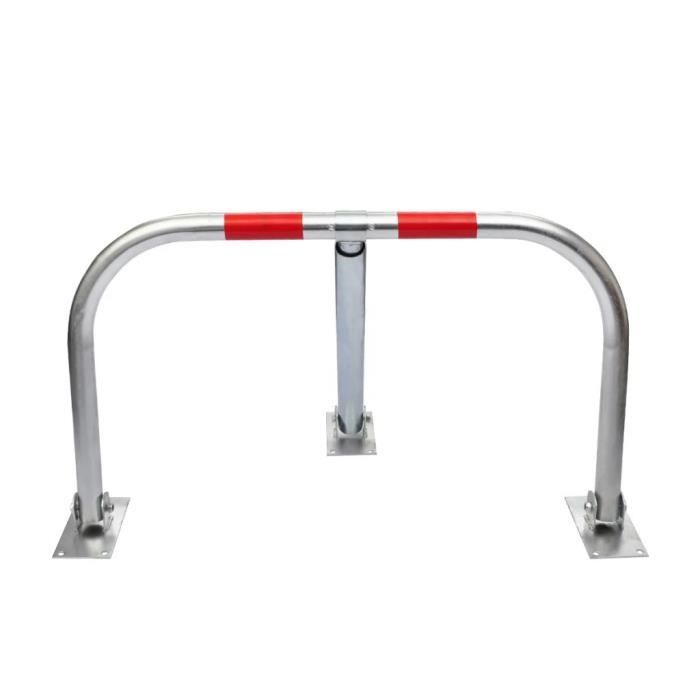 Barrière de parking rabattable Argent