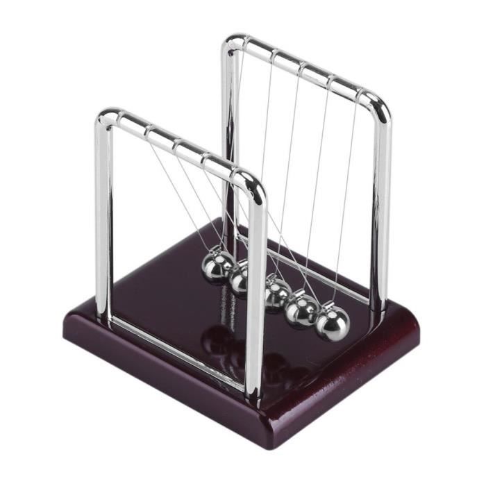 Balance en Acier oscillant Balle magnétique Newtons Berceau Physique Science Pendule Bureau Fun Bureau Classique Jouet Cadeau@M1840