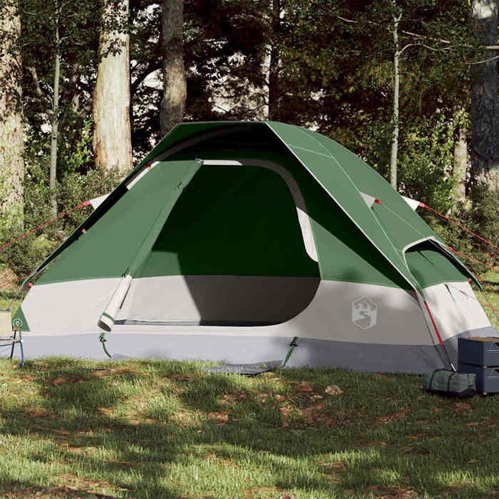 vidaXL Tente de camping à dôme 2 personne vert imperméable tente abri de camping abri de jardin tente de jardin abri 94773