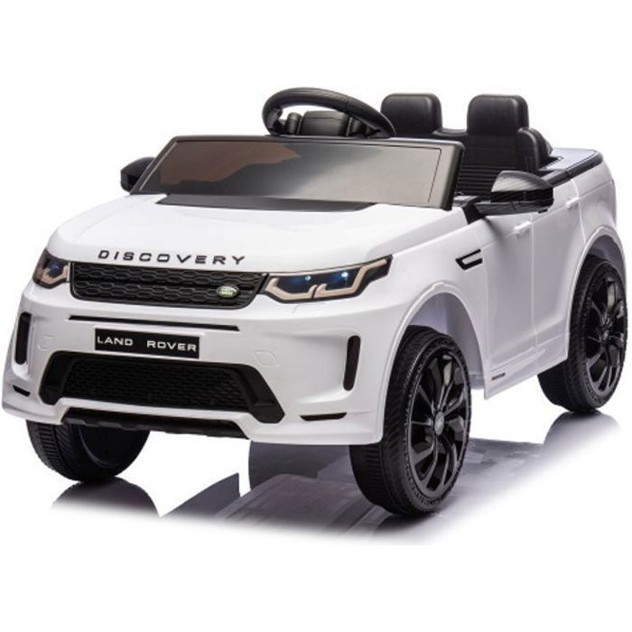 Voiture Electrique Enfànt LAND ROVER - LALAHO - avec télécommande à 2.4 GHz pour Enfants 3-5 Ans blanc