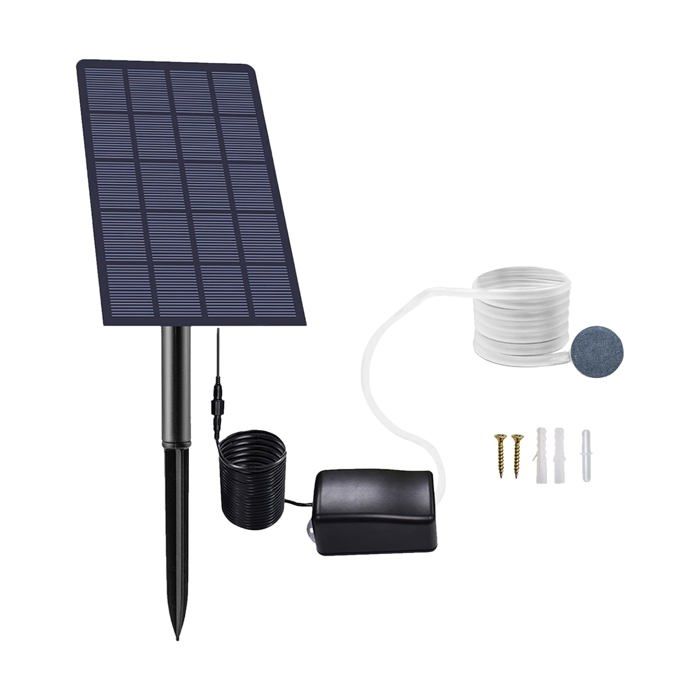 Meilleurs prix pour Aérateur Solaire de Bassin Aérateur de Bassin 2W pour Bassins Pompe Solaire pour Bassin Pompe à Oxygène Solaire Enfichable