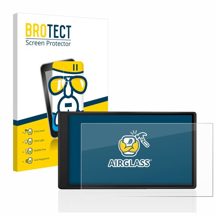 Protection écran Verre Trempé Brotect AirGlass Pour Garmin Edge 1000 - 9H Anti-rayures, Ultra-fin Et Transparent - 10