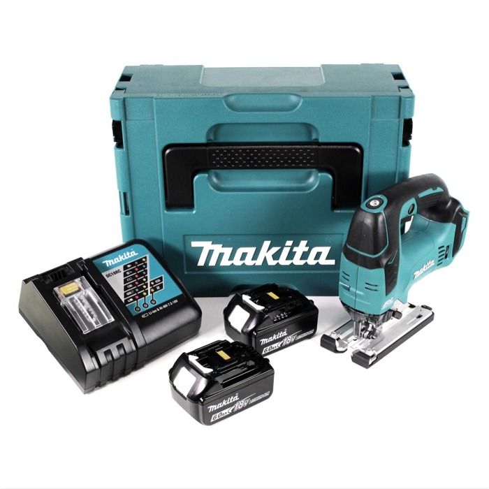 Scie sauteuse sans fil Makita DJV 182 18V Brushless 2x Batteries 6 0Ah Coffret