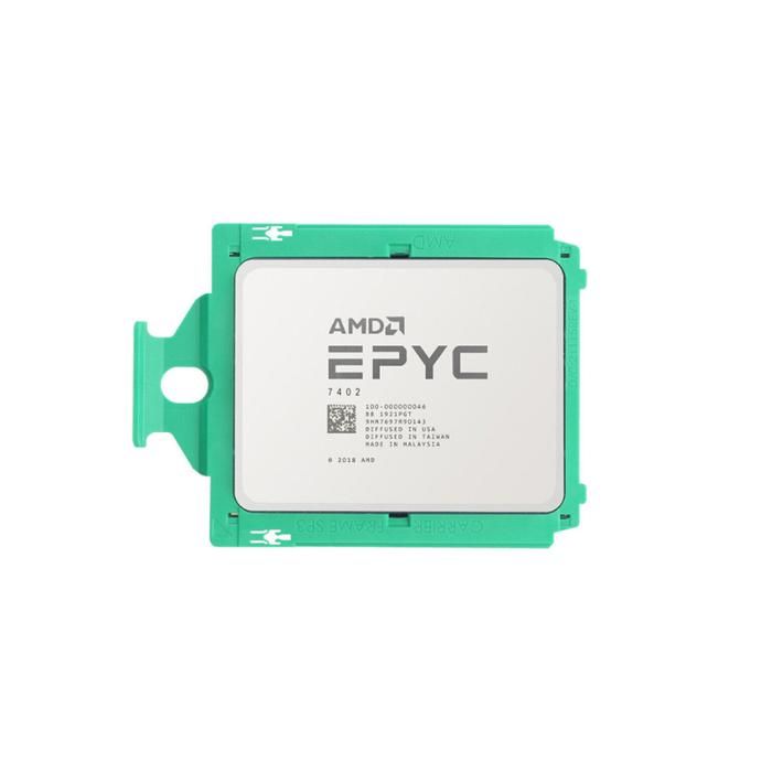 EPYC 7402 CPU Socket SP3 24 cœurs 48 threads 2.8GHz 128Mo cache L3 180W