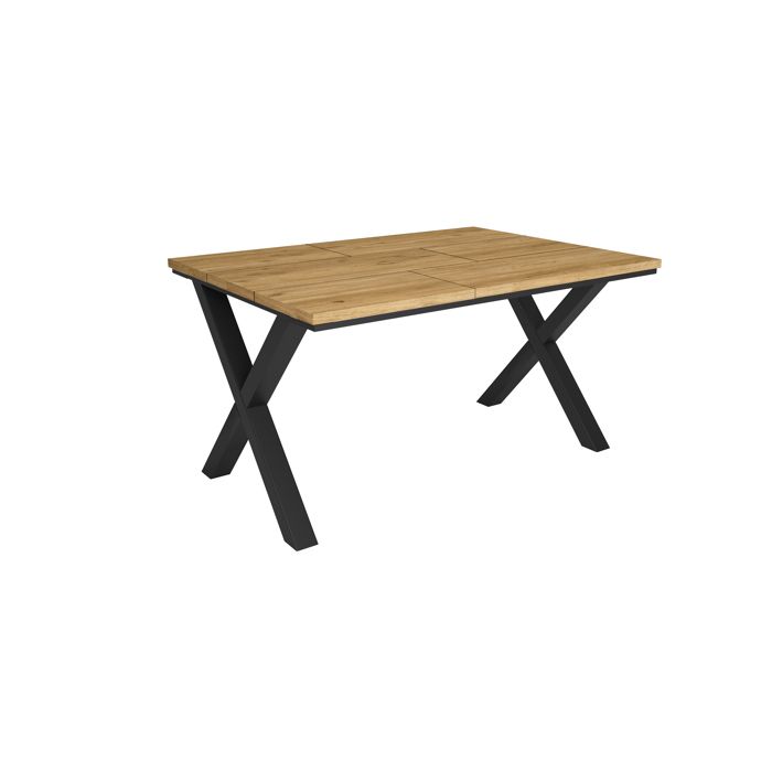 Table à manger Meuble Salle à Manger 140x90x74 cm Pour 6 personnes Chêne RF3806 Table à manger Meuble Salle à Manger 140x90x74 cm Pour 6 personnes Chêne RF3806