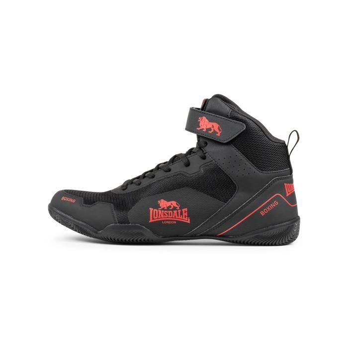 Chaussures de boxe Lonsdale Rufford - black/red