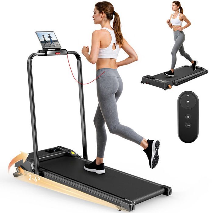 Tapis de course électrique - KZYNTH - FT52 - Inclinaison 6% - Vitesse 1-12 km/h - Moteur 2.5HP