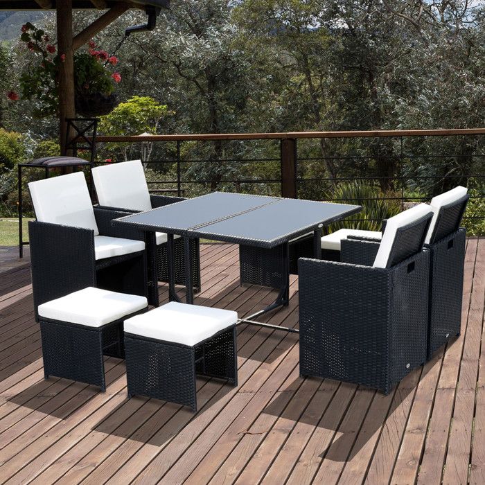 Salon De Jardin Encastrable 8 Places
