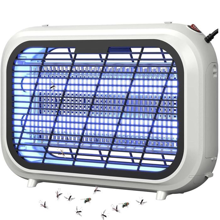 Lampe Anti Moustique 20W UV Tue Mouche Anti Insectes Répulsif Destructeur dInsecte Non Toxique pour Maison Bureau Exterieur 150m²