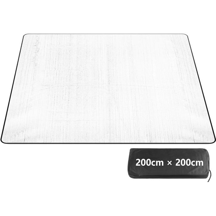 Tapis Isolant De Camping En Aluminium Pliable 200 X 200 Cm Étanche Thermique Léger Anti-Humidité Matelas Portable Pour Extérieur T