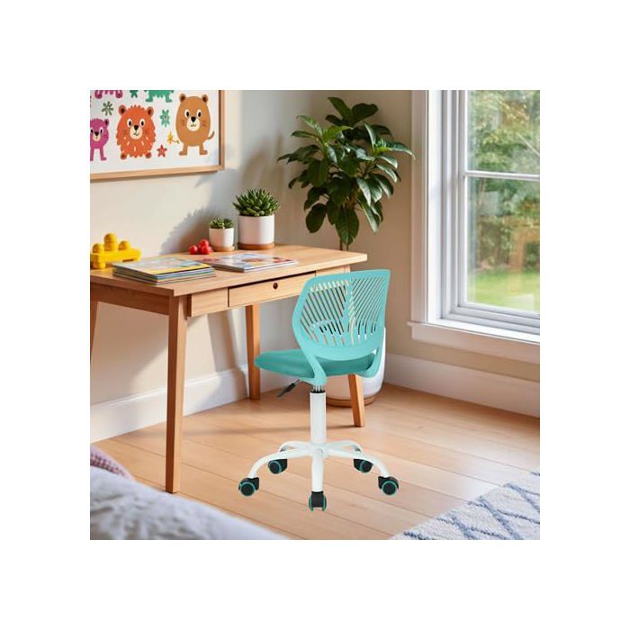 Chaise de Bureau - FURNITURER - Modèle Enfant Réglable - Ergonomique - Dossier maille respirant - 5 roulettes Chaise de Bureau - FURNITURER - Modèle Enfant Réglable - Ergonomique - Dossier maille respirant - 5 roulettes