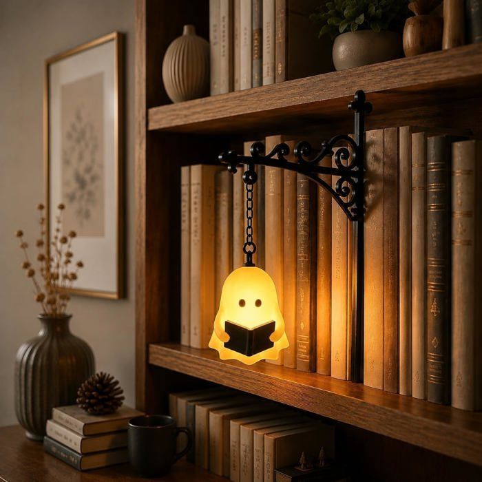 Mini lampe de bibliothèque LED - Lanterne décorative vintage pour coin lecture - Éclairage chaleureux et idée cadeau