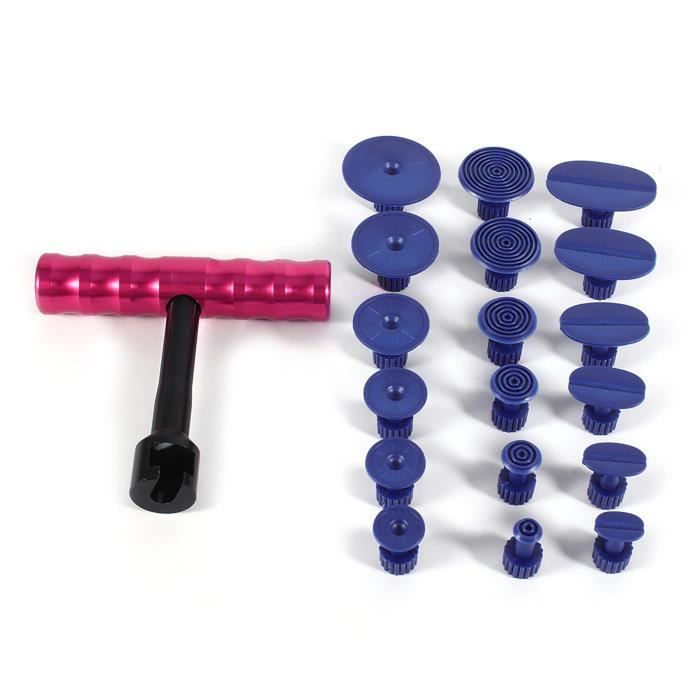 Kit Débosselage Sans Peinture Avec 7 Têtes De Rechange - Barre Multi-longueurs Pour Enlever Bosses Et Dégâts De Grêle Sur Carrosserie