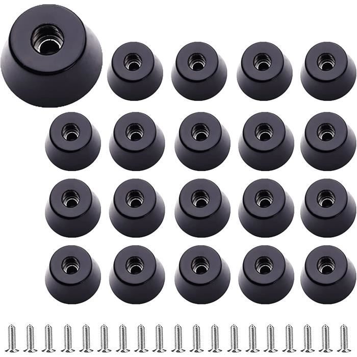 Pieds en caoutchouc, 37 x 13.4mm à utiliser avec Armoires | RS Pieds en caoutchouc, 37 x 13.4mm à utiliser avec Armoires | RS