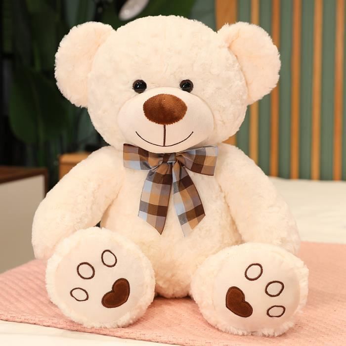 6 Mini Oursons En Peluche - 4 Pouces (10 Cm) - Marron Et Abricot - Pour Déco, Cadeaux, Goodie Bags - 5