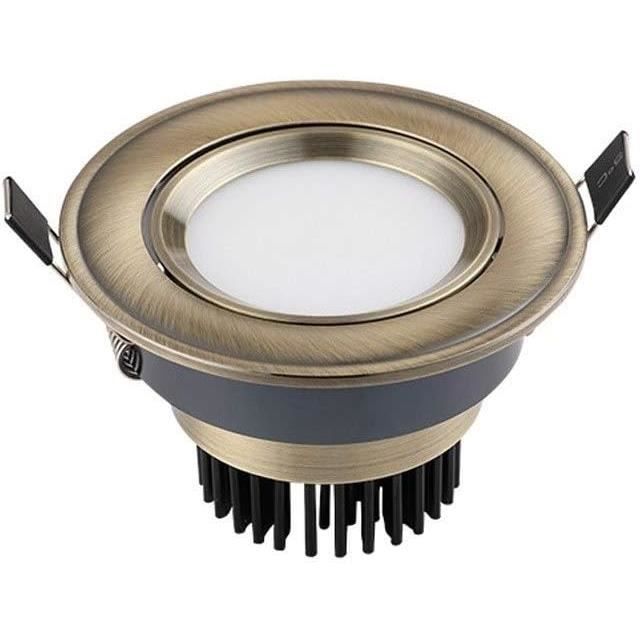 Bronze 15W Led Spotlight Encastré En Aluminium Rétro Led Angle D'Angle ...