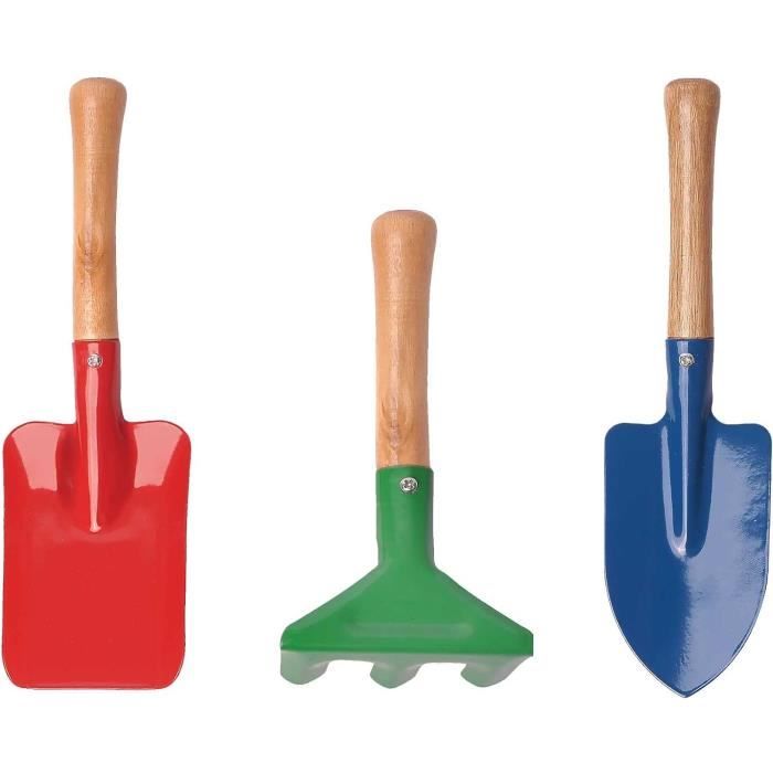 Lot De 3 Outils De Jardinage Pour Petits Jardiniers - Outil De