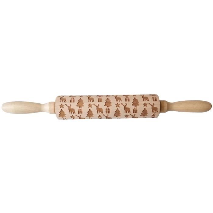 Casenly Rouleaux à Pâtisserie Gravé, Rouleau à Pâtisserie en