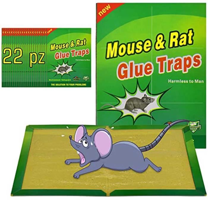 4 X Véritable Little Nipper en bois Rat Pièges Pest Stop Rat Piège Facile à utiliser 