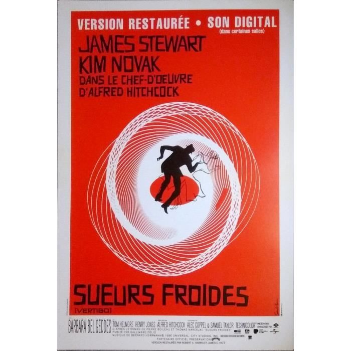 Sueurs Froides Vertigo Affiche Cinema Originale Roulee Petit Format 53x40cm Movie Poster Alfred Hitchcock Cdiscount Maison Sueurs Froides Vertigo Affiche Cinema Originale Roulee Petit Format 53x40cm Movie Poster Alfred Hitchcock Cdiscount Maison