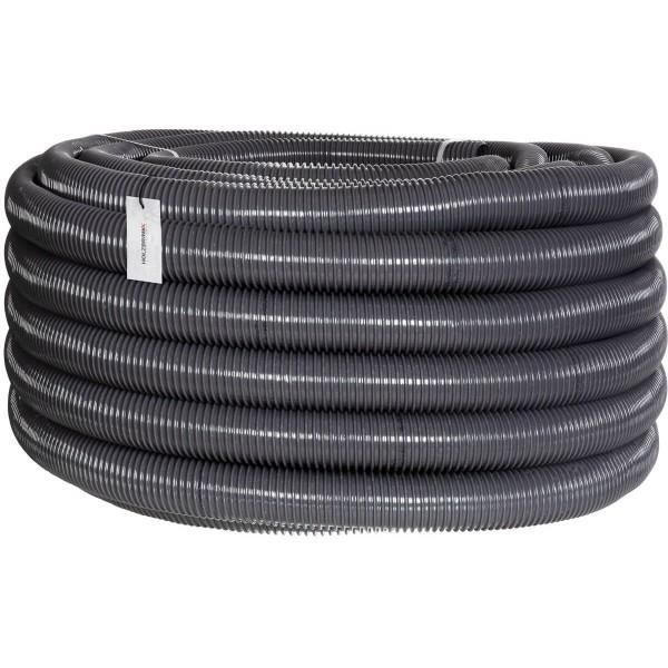 Tuyau Spiralé PVC 19mm - 10m - Pour Bassin, Ruisseau, Pompe Et Filtration - Noir Souple