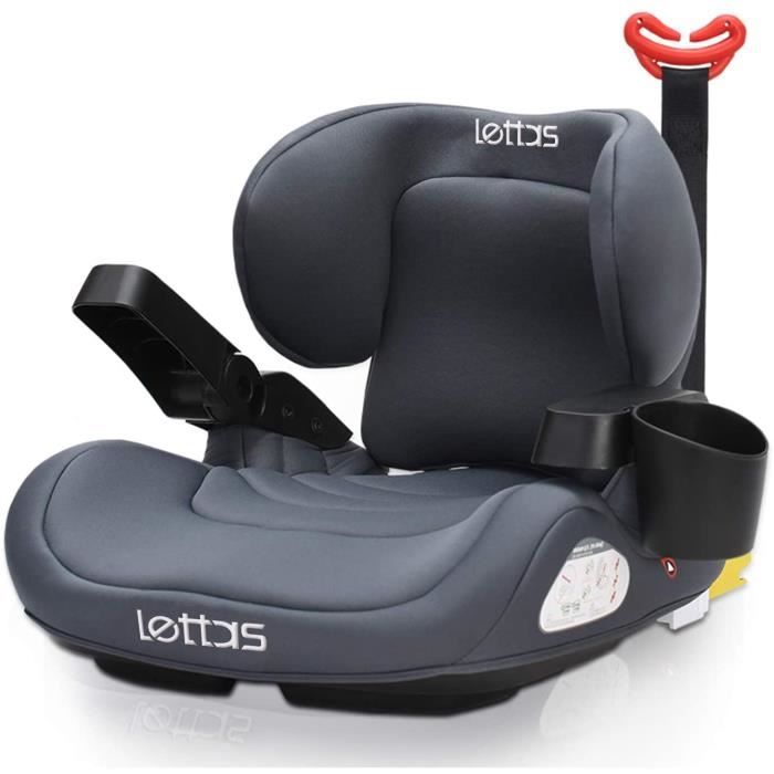 LETTAS Siège Auto, Oreillers Lombaires Rehausseur Auto Pour Enfant Avec  ISOFIX Groupe 3 (22-36kg) 6 Ans à 12 Ans ECE R44/04 (ISOFIX_ - Achat /  Vente siège auto LETTAS Siège Auto, Oreiller - Cdiscount