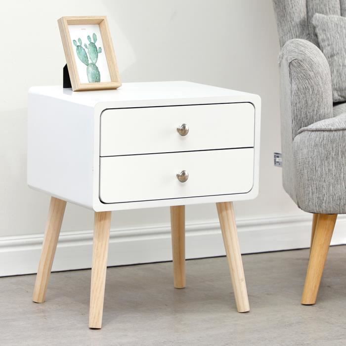 Meishikan Table De Chevet Lot De 2 Table De Nuit L 42 X L 32 X H