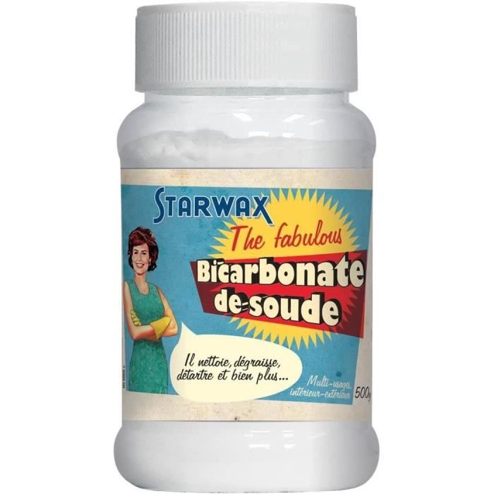 Bicarbonate de Soude 500g Idéal pour Nettoyer Toutes les Surfaces de la Maison Dégraisse