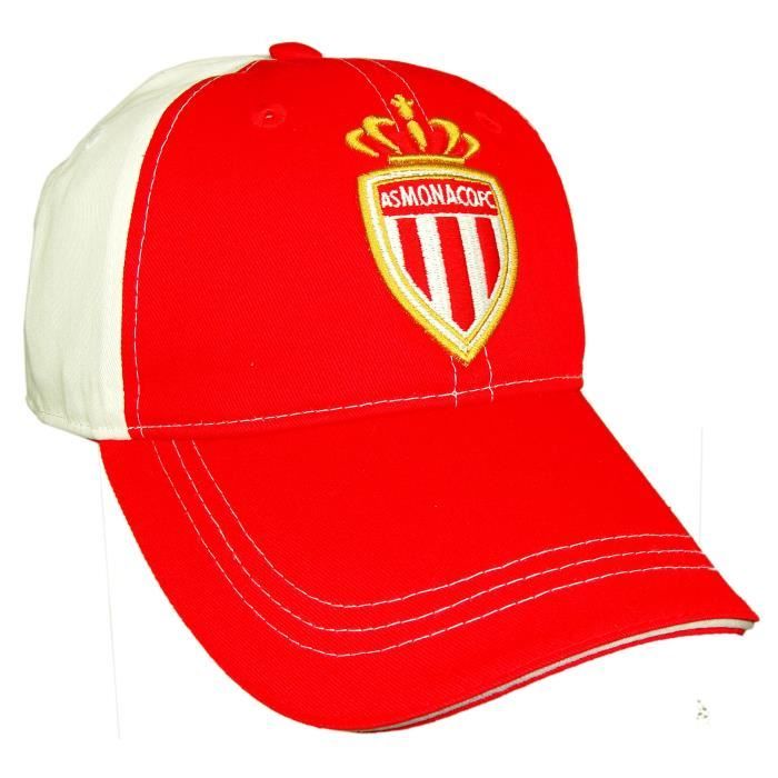 Casquette Officielle AS Monaco – Football, Taille Réglable, Polyester, Collection Club