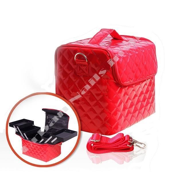 Valise Manucure Trolley Italienne Cuir Rouge Ca Rouge Achat