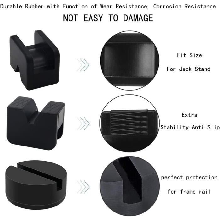 Caches En Caoutchouc Pour Rail Weaver AR-15 – Lot De 6 – Noir – Tippmann