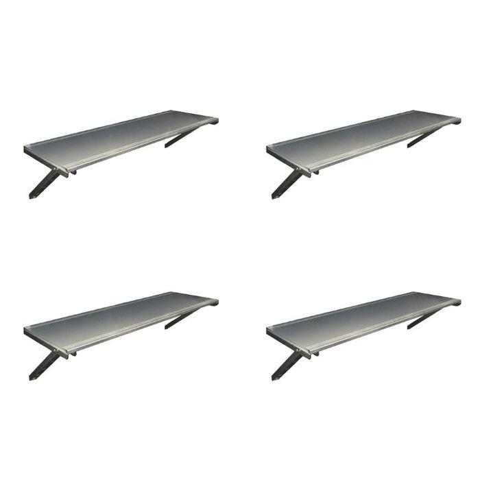 Etagères de rangement pour abri Yukon - Kit 4 pièces - Canopia Etagères de rangement pour abri Yukon - Kit 4 pièces - Canopia