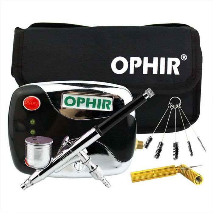 Kit de Compresseur d'Air Professionnel pour Peinture d'Art, Artisanat, Pulvérisation de Gâteau, Brosse à Air, Clou