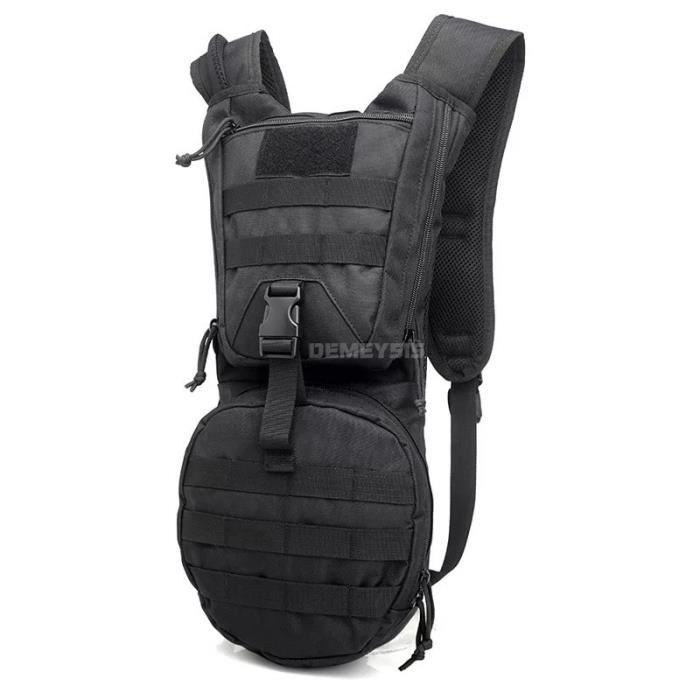 Sac D’hydratation Tactique 1.5L - Molle, Militaire - Neuf, Pour Randonnée