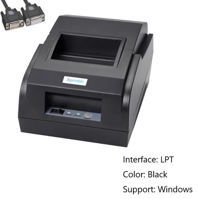 Klassiek gevangenis vertaler Toutes nos imprimantes,imprimante thermique portable 58mm,USB,Bluetooth,tickets  de caisse pour Androi- XP-58IIL LPT-Prise de l'UE - Cdiscount Informatique