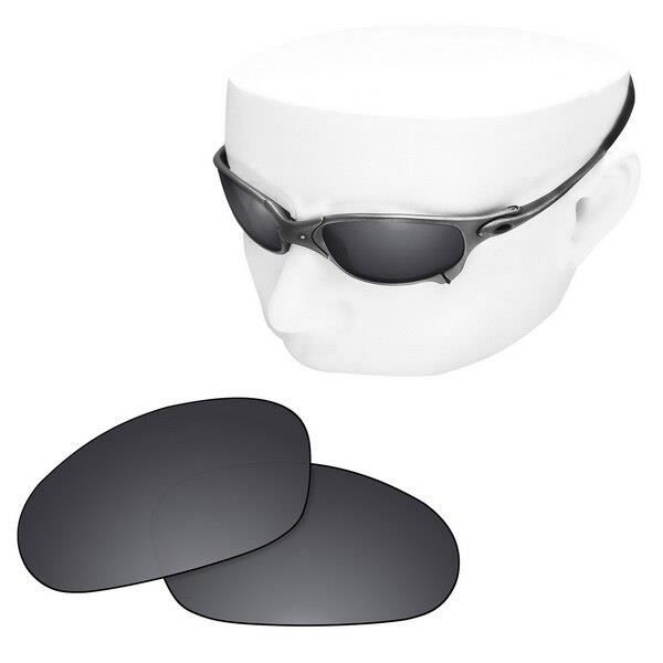 Chrome noir verres de remplacement polaris s pour lunettes de