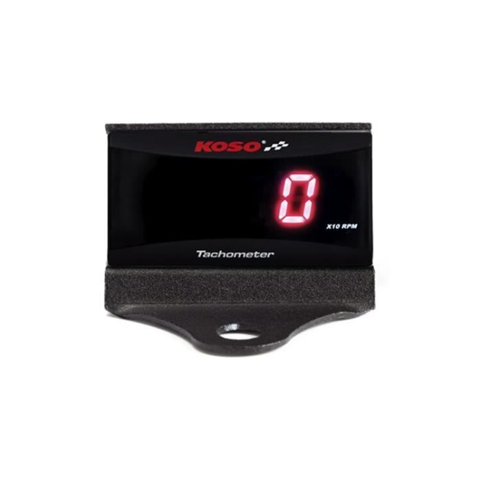 LED Digital Tachymètre Compteur Vitesse Rouge Moto 0-20000RPM pour Yamaha Honda 