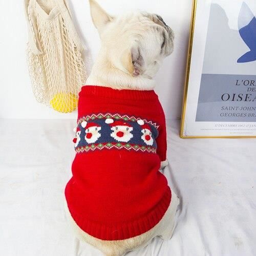 Pull de noel bouledogue francais new arrivals