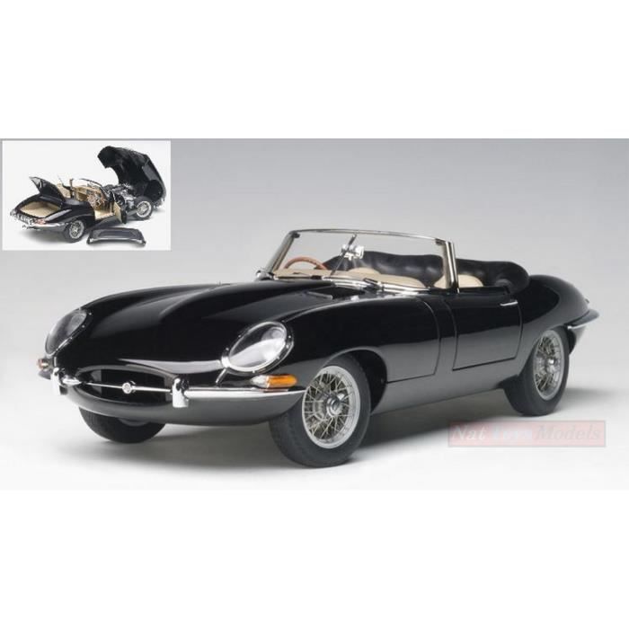 Jaguar E-Type Roadster Séries 1, Couleur crème AUTOart 1/18